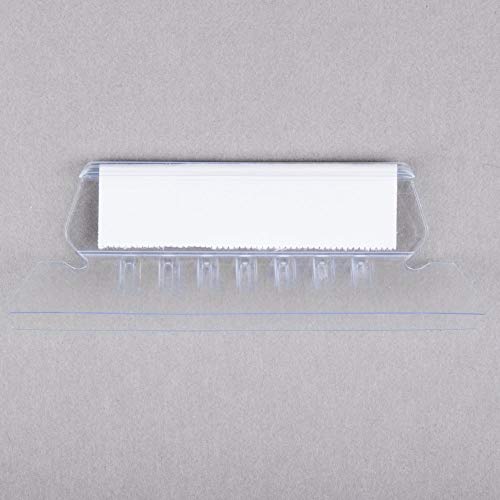 1InTheOffice Plastic Clear Tabs, and Inserts 2" x 5/8", 100/Pack (2") - size: 2"