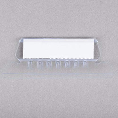 1InTheOffice Plastic Clear Tabs, and Inserts 2" x 5/8", 100/Pack (2") - size: 2"