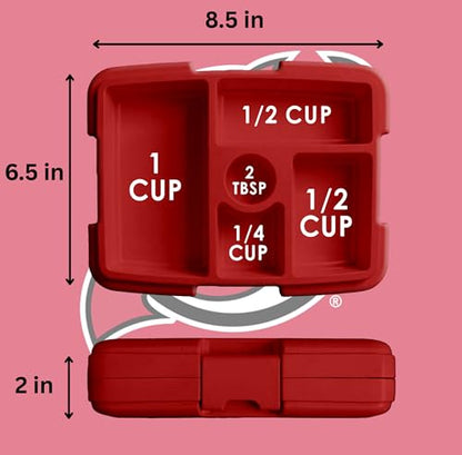 FOCO NHL Unisex-Adult Officially Licensed Team Color Stripe Primary Logo Hockey Leak Proof 5 Compartment Bento Lunch Box - New Jersey Devils - color: New Jersey Devils