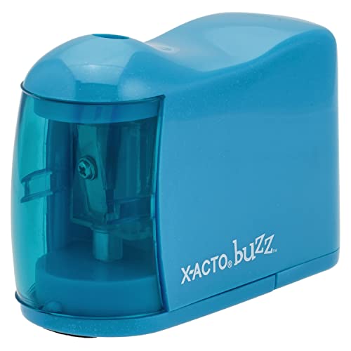 X-ACTO Buzz Battery Pencil Sharpener, Assorted Colors, 1 Count - Back to School, Teacher, Classroom Supplies - size: 1 Count (Pack of 1)