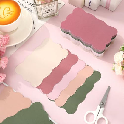 Whaline 150 Pack Antique Rose Blush Champagne Index Cards 3 x 5 Inch Cardstock Flashcard Soft Color Blank Index Cards for Note-taking Studying Organizing School Office Supplies - color: Rose Blush