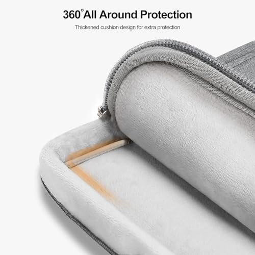 MOSISO 360 Protective Laptop Case 13.3 inch, 13-13.3 inch Laptop Sleeve | Compatible with MacBook Air/Pro 13/14, HP Dell Acer, Side Open Carrying Computer Bag with 5 Accessory Pockets&Belt, Gray - color: Gray, size: 13.3 inch