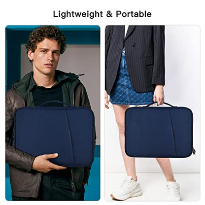 13 inch Laptop Case Sleeve Compatible with 2026-2022 MacBook Air 13-Inch M5 A3449 / M4 A3240 / M3 A3113 / M2 A2681, Apple New MacBook Air 13.6 Shockproof Protective Bag - Blue - color: Blue, size: 13.6 Inch