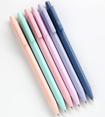 Solid Colors Mechanical Pencils 0.7mm Triangle Shape Automatic Pencil for Writing Office School Supplies Gift Pack of 6 pcs - style: 0.7mm