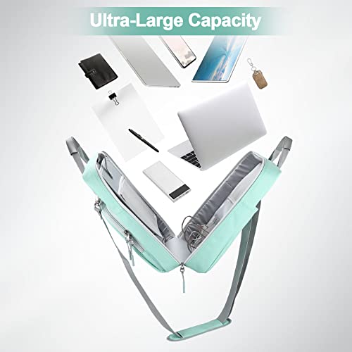 4 Inch 3 Ring Zipper Binder D-Ring, Multi-Pocket School & Office Binder Organizer, 800 Sheet Capacity, Compatible with 13-Inch MacBook (Patent Design Light Blue) - color: Light Blue, size: 4Inch-D-ring