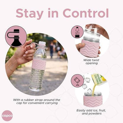 Copco – Hydra Hydra 20 Oz Water Bottle - Pink - color: Light Pink