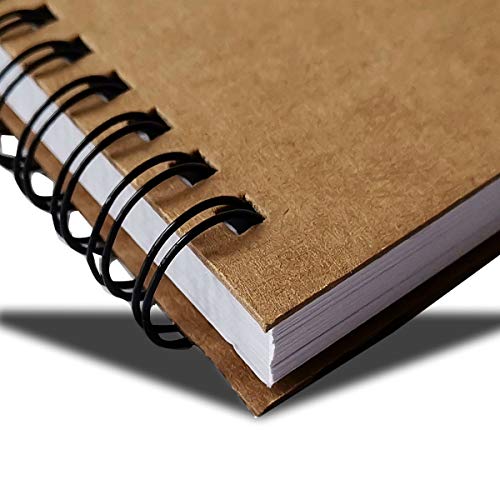 Twinkle Spiral Notebook, College Ruled Notebooks, Thick Paper, 1 Subject, 3 Pack, 60 Sheets, 6''*8'' (Line Khaki) - color: Line Khaki