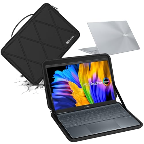 Smatree Hard EVA Protective Sleeve Case Compatible for 13.3 inch ASUS Zenbook Flip 13 OLED UX363 Laptop (X8026) - color: X Series-Black, size: For 13.3 inch ASUS Zenbook Flip 13 OLED(X8026)