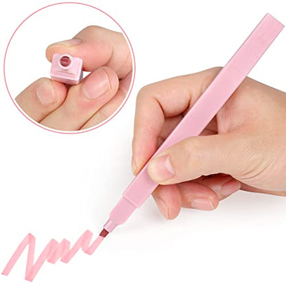 Utron 24pcs Bible Highlighters, No Bleed Pastel Set, Cute Bible Highlighters (12 Color)