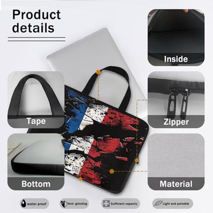 Computer Shoulder Bags for Laptops Laptop Briefcases Casual Business Briefcase - color: American Flag, size: 17inch