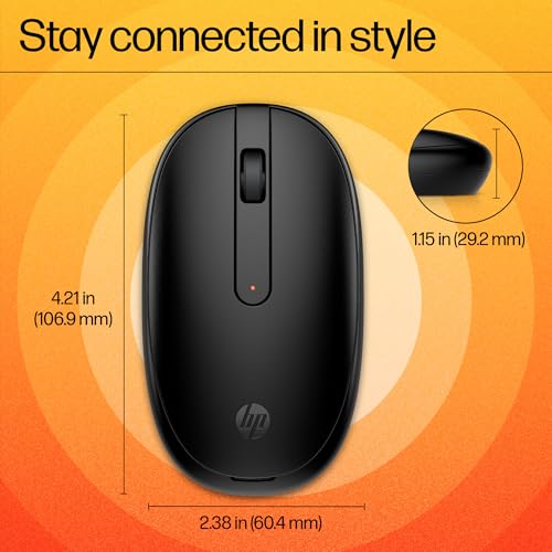 HP 240 Bluetooth® Mouse - color: Black, style: Bluetooth Mouse