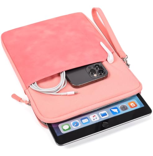 9-11 Inch Tablet Sleeve Case for 11 inch iPad A16, 11 inch iPad Air M3 M2, iPad Pro 11 M4, 10.2" 10.5" 10.9 inch iPad Pro Air, Tab S8/S9 11", Amazon Fire Max 11 / Amazon Fire HD 10 Tablet Bag, Pink - color: Pink, size: 9-11 inch
