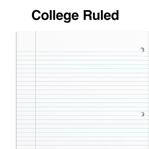 STAPLES Accel 1‑Subject Notebook, 8.5” x 11”, College Ruled, 100 Sheets, Black