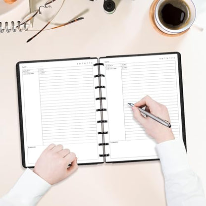Classic Size Cornell Notes Filler Paper - 9 Disc Discbound Cornell Notes Loose Leaf Paper for Happy Planners, 50 Sheets/100 Pages, 7" x 9.25" - size: 1-Pack, style: 9-Disc/Classic Size
