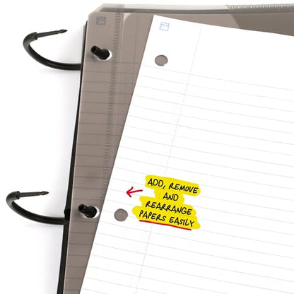 Five Star Flex Refillable Notebook + Study App, College Ruled Paper and 1-1/2 Inch TechLock Ring Binder with Pockets, Tabs and Dividers, 300 Sheet Capacity, Amethyst Purple (29324AB6) (Pack of 6) - color: Amethyst Purple, size: 6 Pack