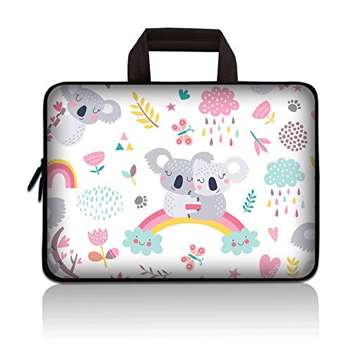 Universal 7~9 inch Kids Tablet Portable Neoprene Zipper Carrying Sleeve Case Bag Fits 7" 8" 8.5" 8.9" 9" iPad mini 5 4 3 2 1, Galaxy Tab A 8.0 (Cute Koala) - color: Cute Koala