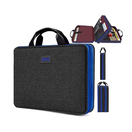 ZINZ Slim Expandable Laptop Case 13 Inch Sleeve Upgraded Protective Durable TSA Handbag for 13" MacBook Air/Pro/Neo M5/M4/M3/M2/M1, iPad Pro 12.9, Surface Pro 3/4/5/6/2017 12.3", XPS 13,B01BL01 - color: B01bl01, size: 13"