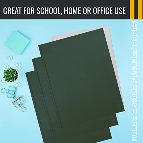Better Office Products Dark Green 2 Pocket Folders with Prongs, 50 Pack, Letter Size, Matte Texture, 8.5 x 11 Inch - color: Dark Green