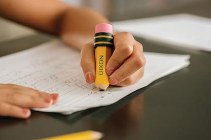 TICONDEROGA Erasers, Pencil Shaped, Yellow, 36-Pack (38936) - size: 36 Count, style: Yellow, 36 Count