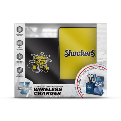 SOAR NCAA Unisex Wireless Charging Stand with Desktop Organizer