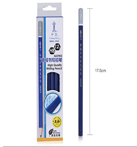 YYMIYU 12 new non-slip 2H writing pencils log drawing pencils