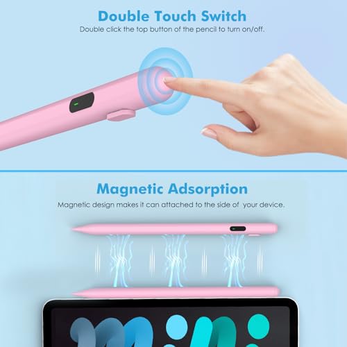 Moko Universal Capacitive Stylus Pencil for Touch Screen, Pink - color: Pink