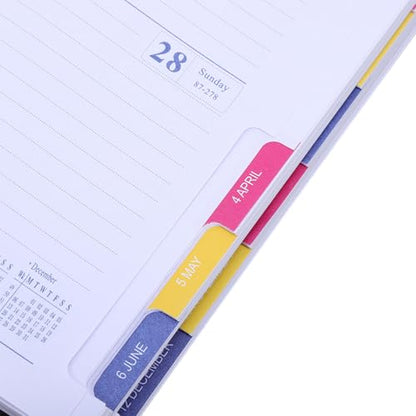 Daily Planner Notebook Portable Pu Leather Organizer with Magnetic Closure 2027 Elegant and Practical Personal Planner for Business Trips and Travel for Professionals