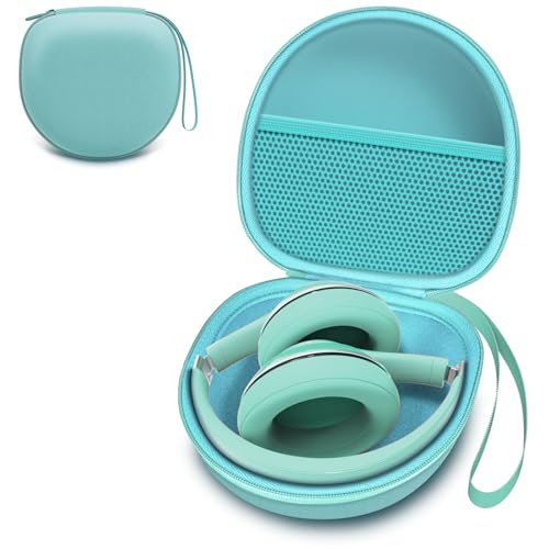 Headphone Case Compatible with BERIBES/TOZO/KVIDIO/Beats/Soundcore Anker/JBL Noise Cancelling Over-Ear Headphones, Mint Green - color: 6.Mint Green