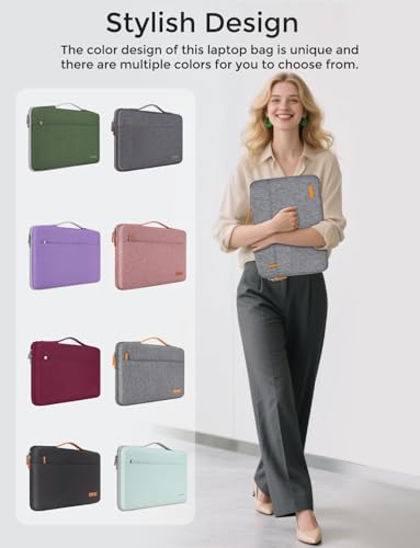 DOMISO Laptop Case Sleeve Protective Cover Compatible with MacBook Air 13 M4 M3 M2,MacBook Pro M2 M1,iPad Air/Pro,13 inch Dell,Lenovo, HP,Asus,Waterproof Computer Cases Bag with Handle,Grey - color: Grey, size: 13" for MacBook Air/Pro