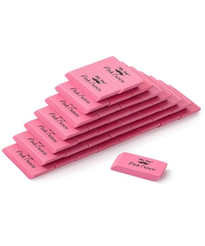 Mr. Pen- Pink Pencil Eraser Bulk, 36 Pack | Large Latex Free Block Erasers for School, Office, Art Sketching, Homework, Exams, Clean Smudge-Free Correction - color: Pink, size: 36 Pack
