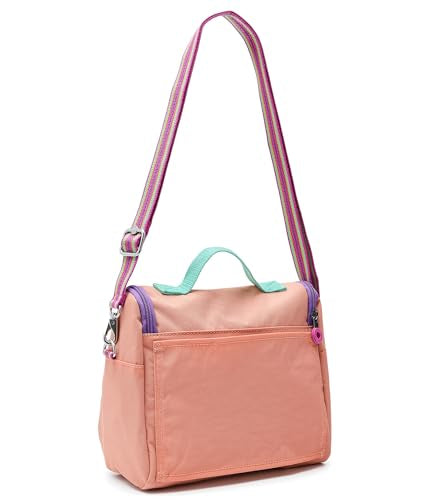 Kipling Women's New Kichirou Fc Lunch Bag, Insulated Lunch Bag, Snack Tote - color: Pinky Orange C