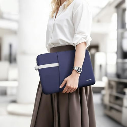 NIDOO 10 inch Laptop Sleeve Tablet Bag Carrying Case for 11 inch iPad 2025/11" iPad Air M4 M3/ 11" iPad Pro M5 M4/ 11" Samsung Galaxy Tab S9 S8 / Lenovo Tab M11 Water Resistant Computer Pouch, Blue - color: Blue, size: 10-11 Inch