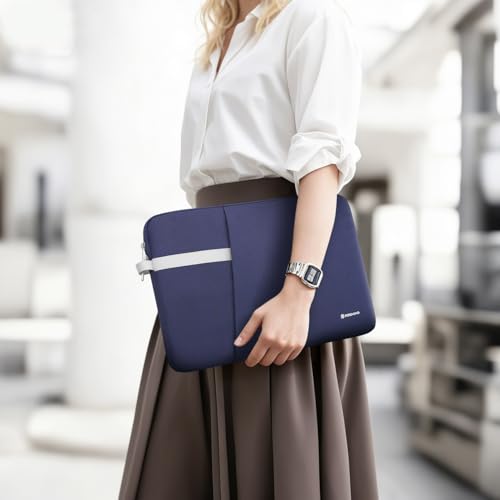 NIDOO Laptop Sleeve 13 inch Computer Carrying Case Cover for 13" MacBook Air M5 M4 2026/13.6" MacBook Air/Lenovo ThinkPad L13 Gen 4 / L13 Gen 5/13.3" Dell Latitude 7350 7340/ Microsoft HP EliteBook - color: Blue, size: 13-13.3 Inch