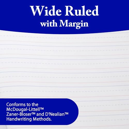 BAZIC PRODUCTS Primary Composition Notebook, Grades K-2, Marble, 100 Ct | 100 sheets (200 pages), 9.75 x 7.5 in, dashed mid-line primary ruling, Center-sewn - size: 1-Pack