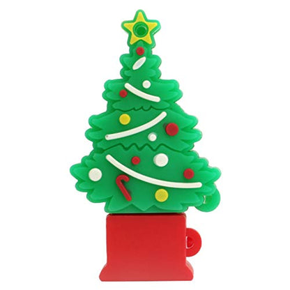 Christmas Tree Flash Drive 16GB, Gift USB Stick with Chain for Family,Kids,Friends,Students,Teacher Merry Christmas - color: Tree, size: 16GB