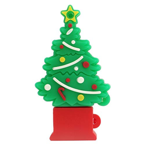 Christmas Tree Flash Drive 16GB, Gift USB Stick with Chain for Family,Kids,Friends,Students,Teacher Merry Christmas - color: Tree, size: 16GB