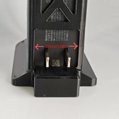 Travel Desktop Charging Stand with Full Protections and Ventilation for Organized Work Place