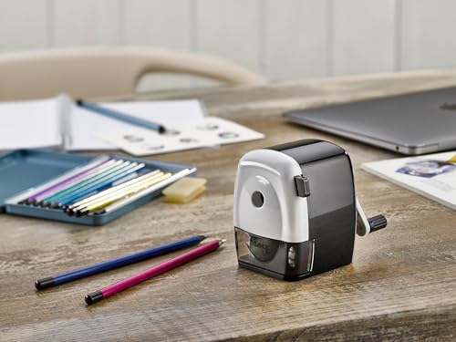 Dahle 133 Pencil Sharpener with Automatic Cutting System, Adjustable Point, Accepts Standard Graphite or Oversized Artist Pencils (Special Edition)