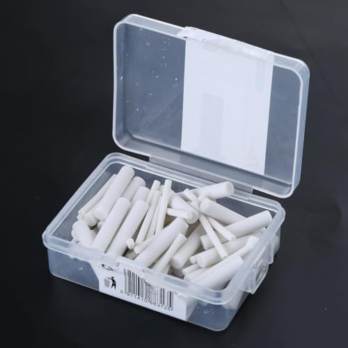 70 Pcs/Box Mechanical Pencil Eraser Refills 2.3mm/5mm Replacement with Storage Box Sketch Eraser Pen Refill Standard Pencil Erasers