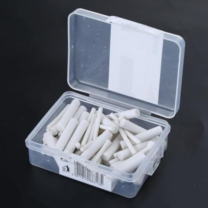70 Pcs/Box Mechanical Pencil Eraser Refills 2.3mm/5mm Replacement with Storage Box Sketch Eraser Pen Refill Standard Pencil Erasers