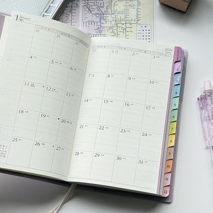Weekly Planner, Academic Weekly and Monthly Planner, Calendar Notebook 2026-2027 Agenda for School, College, Leather