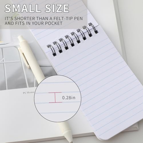 QiCheng 6pcs Pocket Notebook Mini Notepad Small Spiral Notebooks 3X5Inch | functionality PortabilityPortability convenience - size: 6-dark colour