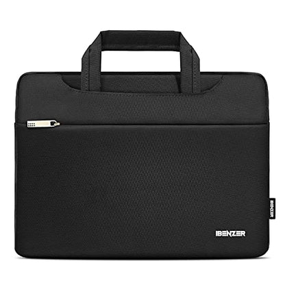 iBenzer 15.6 16 inch Laptop Computer Sleeve Carrying Case Bag for New MacBook Air 15-inch M2 A2941, MacBook Pro 15/16-inch, 15" Surface/Dell/HP/Acer/Lenovo Chromebook, Black LS-SLD15-BK - color: Black, size: 15 INCH
