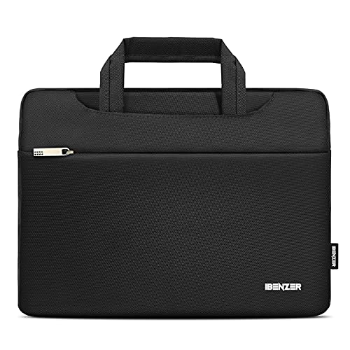 iBenzer 15.6 16 inch Laptop Computer Sleeve Carrying Case Bag for New MacBook Air 15-inch M2 A2941, MacBook Pro 15/16-inch, 15" Surface/Dell/HP/Acer/Lenovo Chromebook, Black LS-SLD15-BK - color: Black, size: 15 INCH