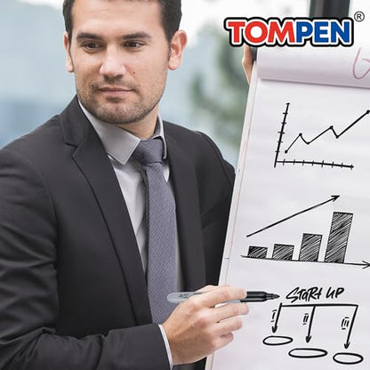 Black Permanent Markers Bulk Fine Tip 500 Pack,Use for Halloween,Waterproof Permanent Marker Pens with Quick Drying on Wood,Plastic,Paper,Metal,Mirror for Office School Classroom Home