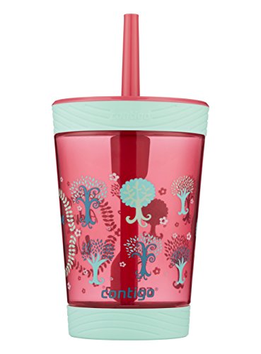Contigo Kids Spill-Proof 14oz Tumbler with Straw and BPA-Free Plastic - color: Sprinkles Pink, size: 14 Ounces