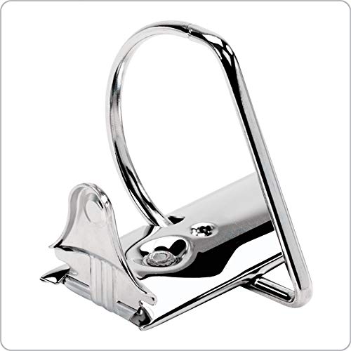 Cardinal Economy 3-Ring Binders, 3", Slant-D Rings, Holds 725 Sheets, ClearVue Presentation View, Non-Stick, White, Case of 6 (90771) - color: White, size: 3 Inch