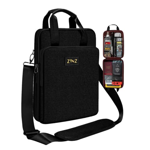 ZINZ Laptop Case 12.9 13 Shoulder Bag, Expandable Handbag with Valuables Compartment Compatible with MacBook Air/Pro/Neo 13" M5/M4/M3/M2/M1, iPad 12.9/13/11, Water-Resistant & Shockproof,B01K01 - color: B01k01, size: 13"