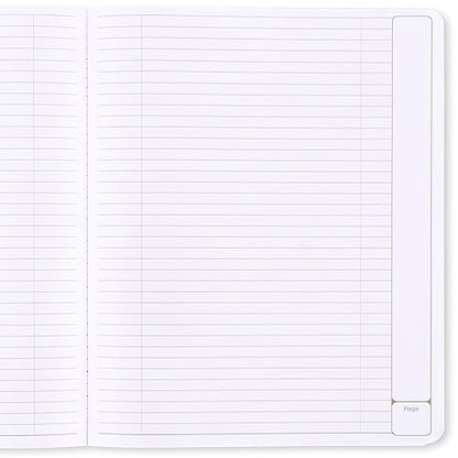 Five Star Interactive Notetaking Composition Books, 12 Pack, 1 Subject, College Ruled Paper, 11" x 8-1/2", 100 Sheets, Red, Yellow, Green, Blue, Purple, Black (38614) - size: 12 Pack