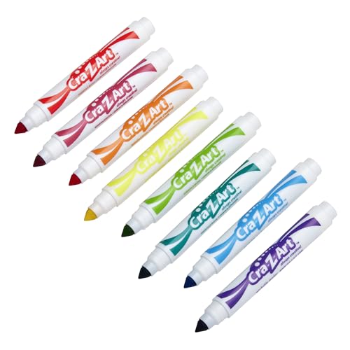 Cra-Z-Art Bold Washable Broadline Markers, 8 Counts - size: 8 Count (Pack of 1)